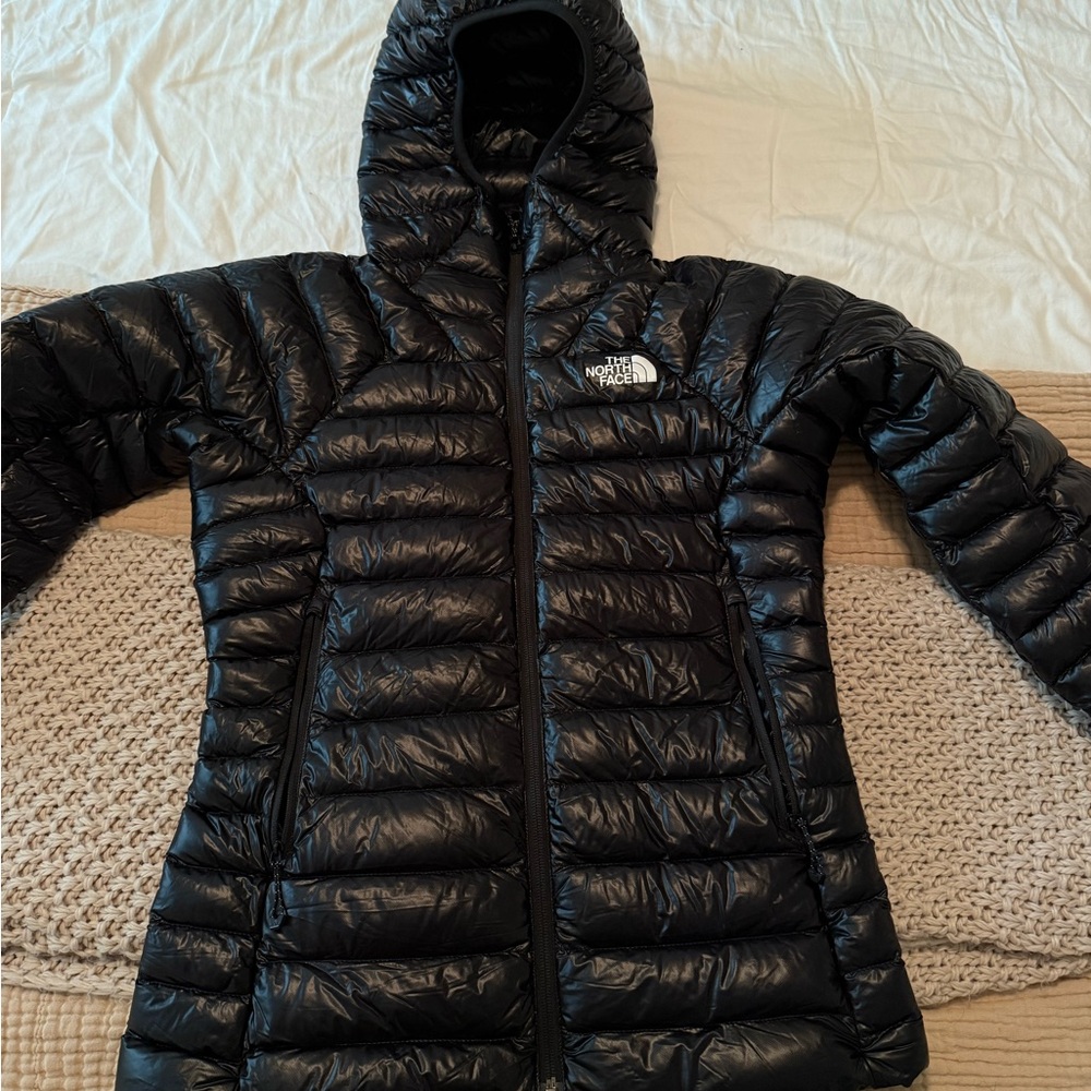 The North Face Black Quilted Puffer Jacket with Hood